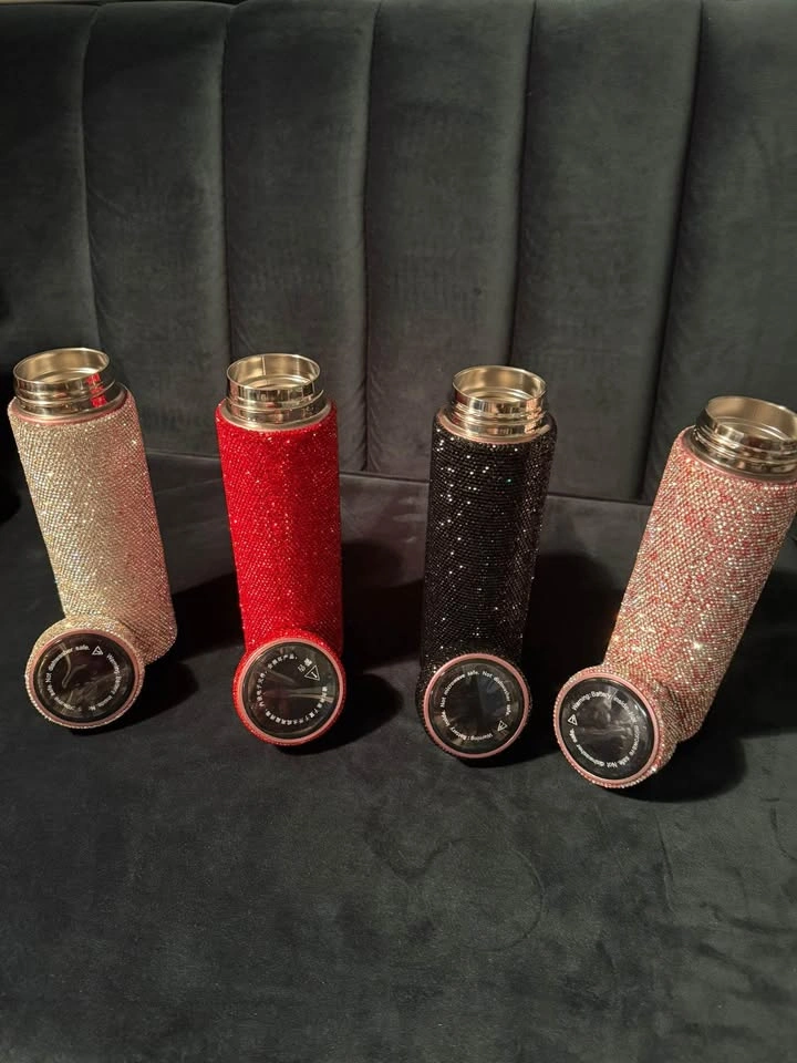 Rhinestone Tumblers w/ Temp Sensor Lid (500ml) - photo 5