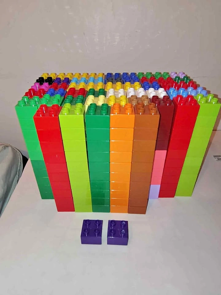 502 LEGO Duplo Blocks lot of 2x2