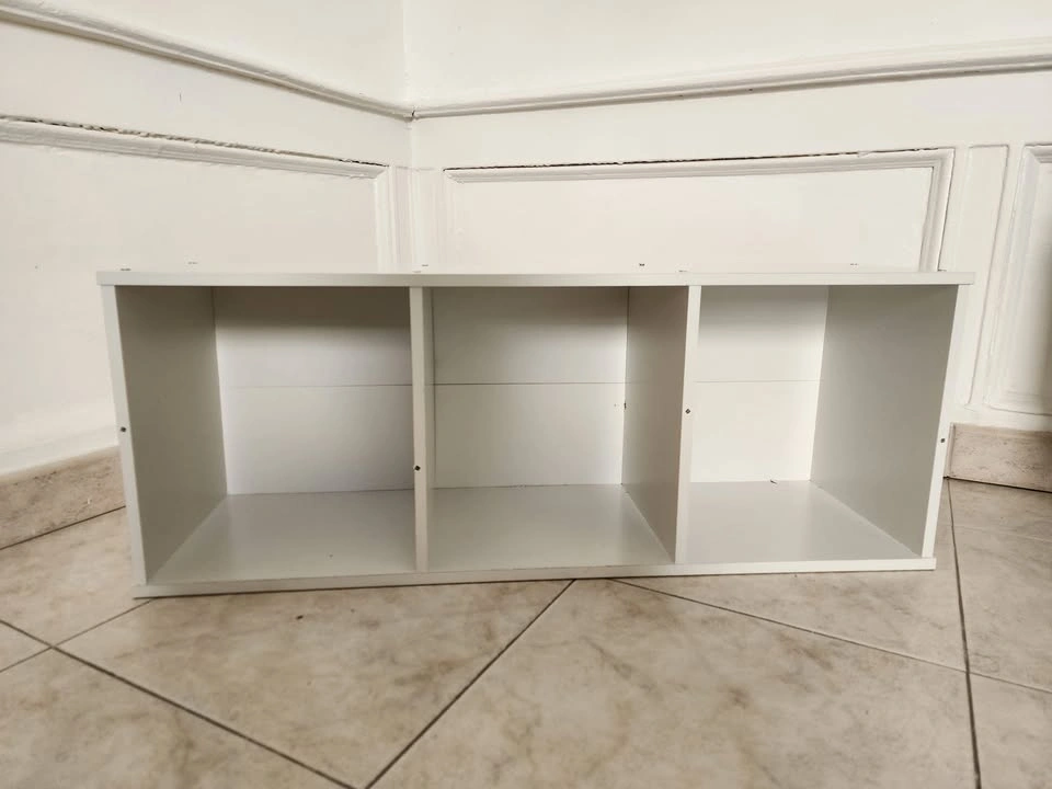 3-Tier Open Shelf Bookcase - White - photo 5