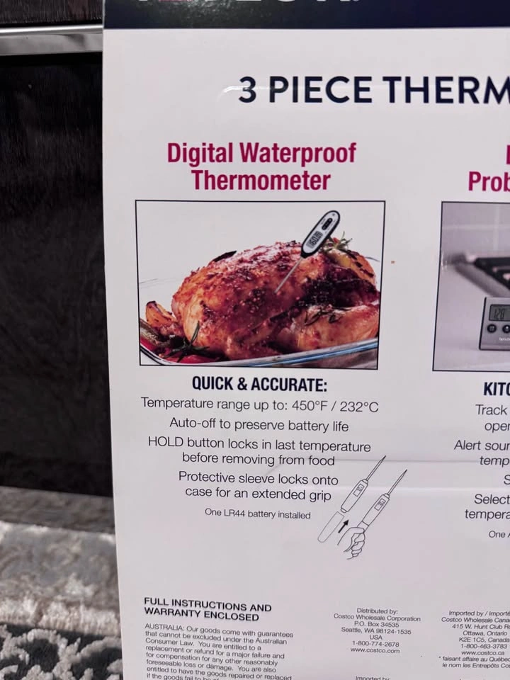 Taylor 3-Piece Thermometer & Timer Set – Brand New 🔥🥩🍖 - photo 3