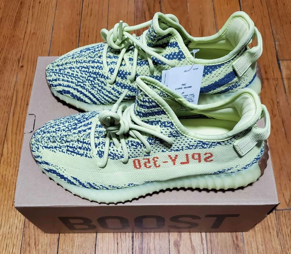 Yeezy Boost 350 V2 Semi Frozen Yellow Men's Size 8 - photo 2