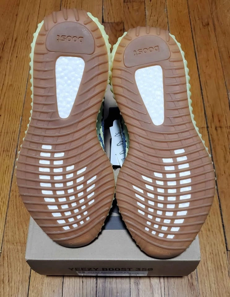 Yeezy Boost 350 V2 Semi Frozen Yellow Men's Size 8 - photo 4
