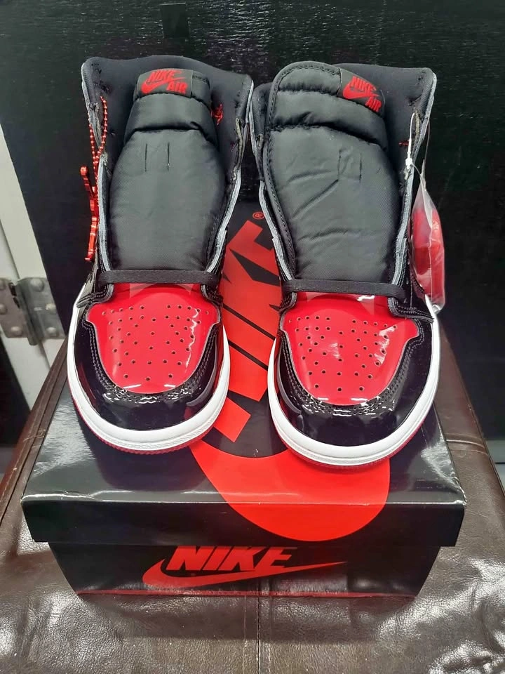 Air Jordan 1 Retro High OG 'Patent Bred' 7.5 men