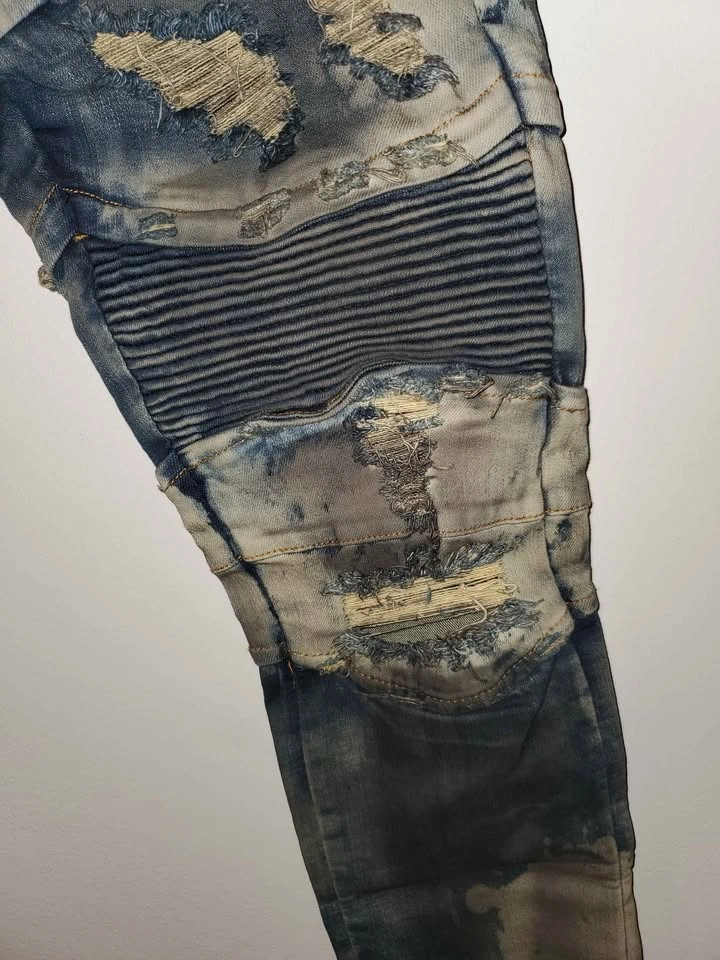 Embellish Distressed Denim Jeans W34 L32 - photo 2