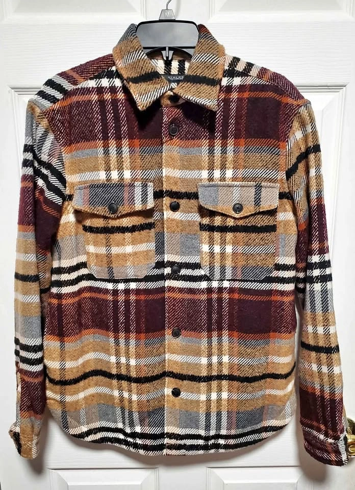 ZARA Heavy Plaid Shirt - Men's Size S