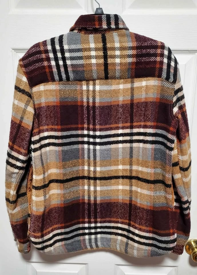 ZARA Heavy Plaid Shirt - Men's Size S - photo 2