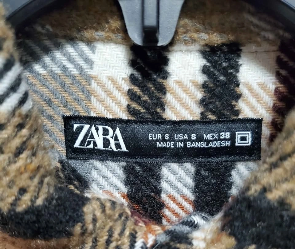 ZARA Heavy Plaid Shirt - Men's Size S - photo 4