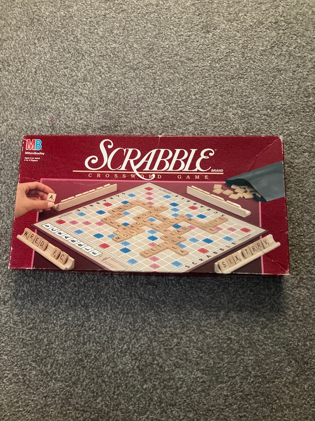 Scrabble box only - no game
