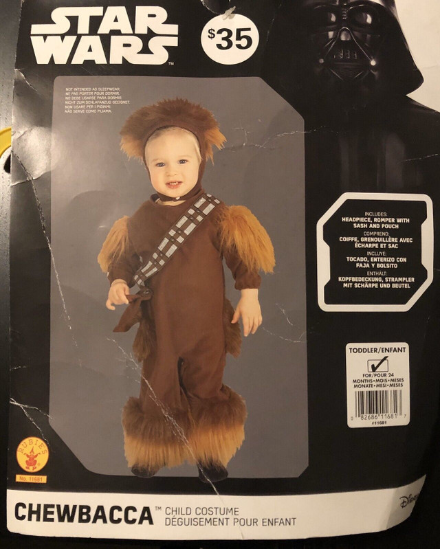 Star Wars Chewbacca Child Toddler Costume - photo 2