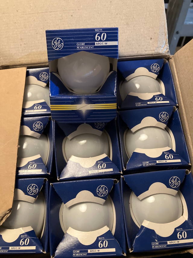 Globe pearlescent lightbulbs