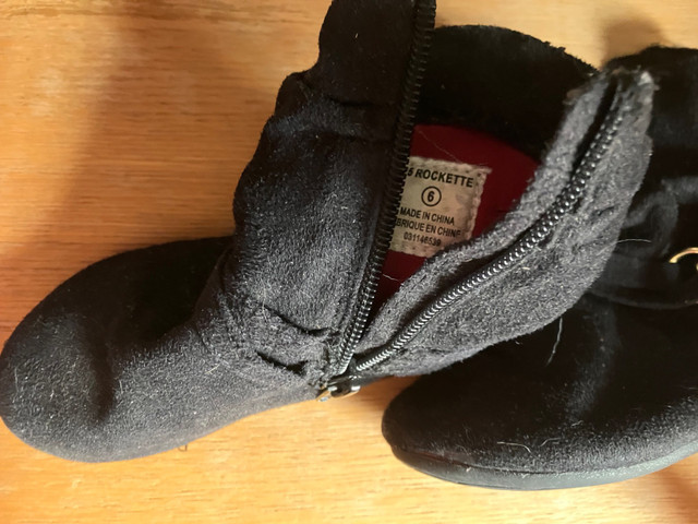 Toddler girls black boot - photo 3