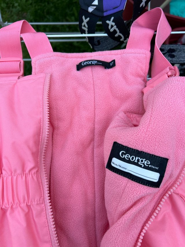 snow pants size 5T
