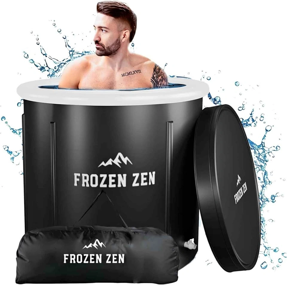 Frozen Zen Portable Ice Bath Tub for Athletes (Black)