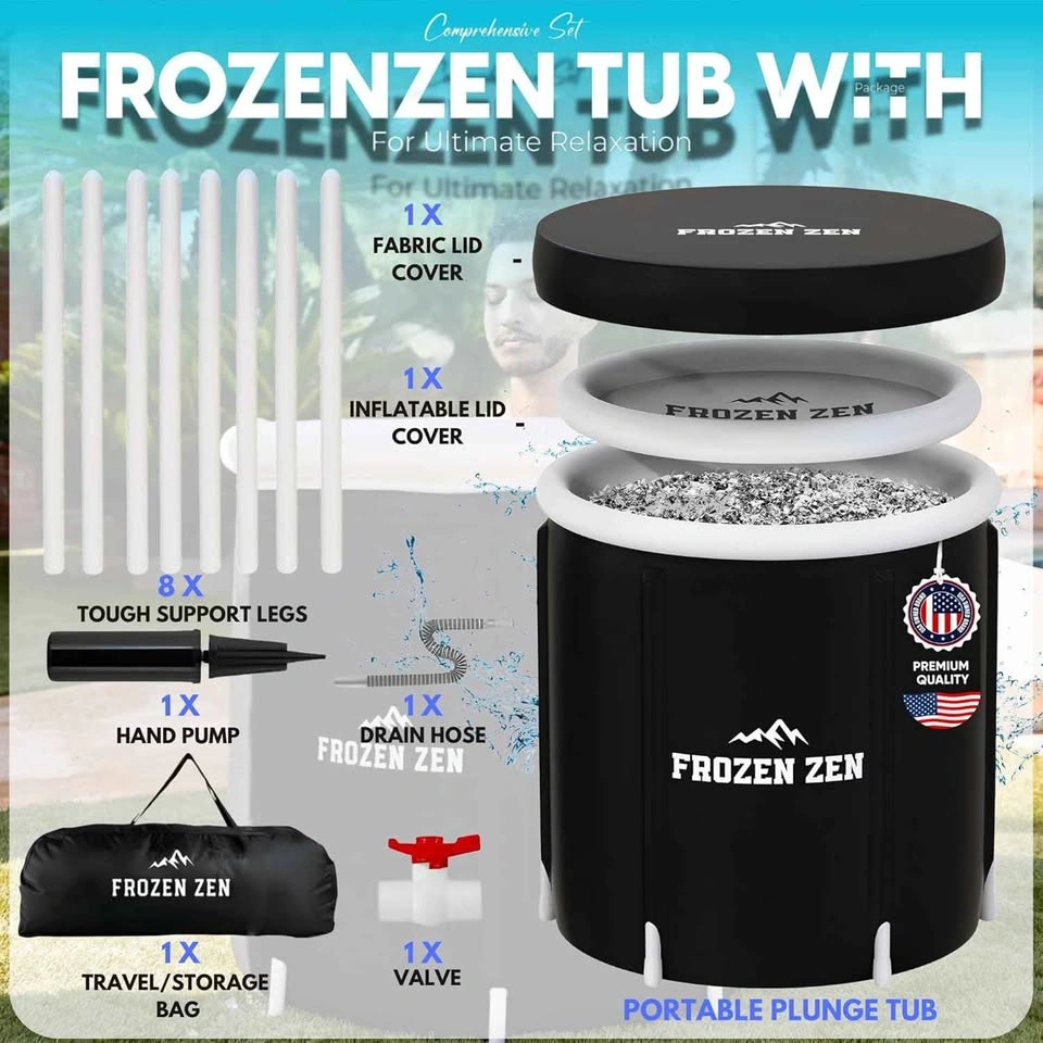 Frozen Zen Portable Ice Bath Tub for Athletes (Black) - photo 3