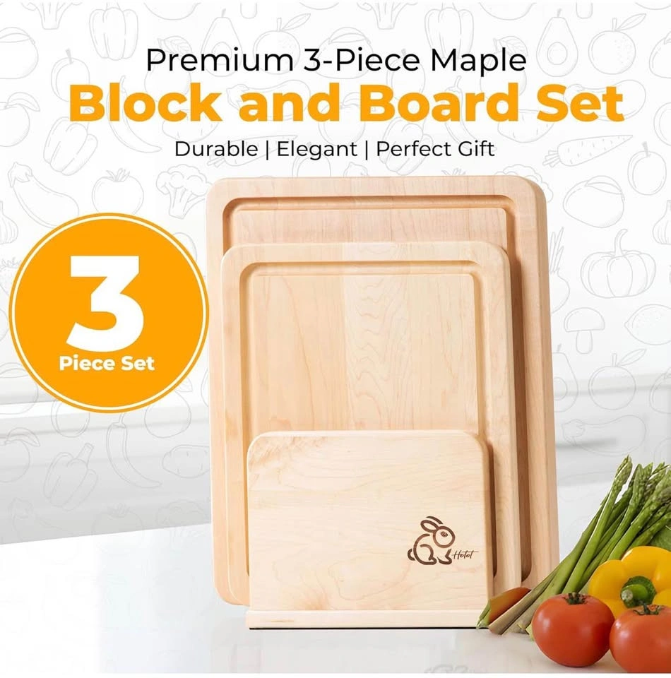 (New) Maple Wood Cutting Board and Chopping Block - photo 2
