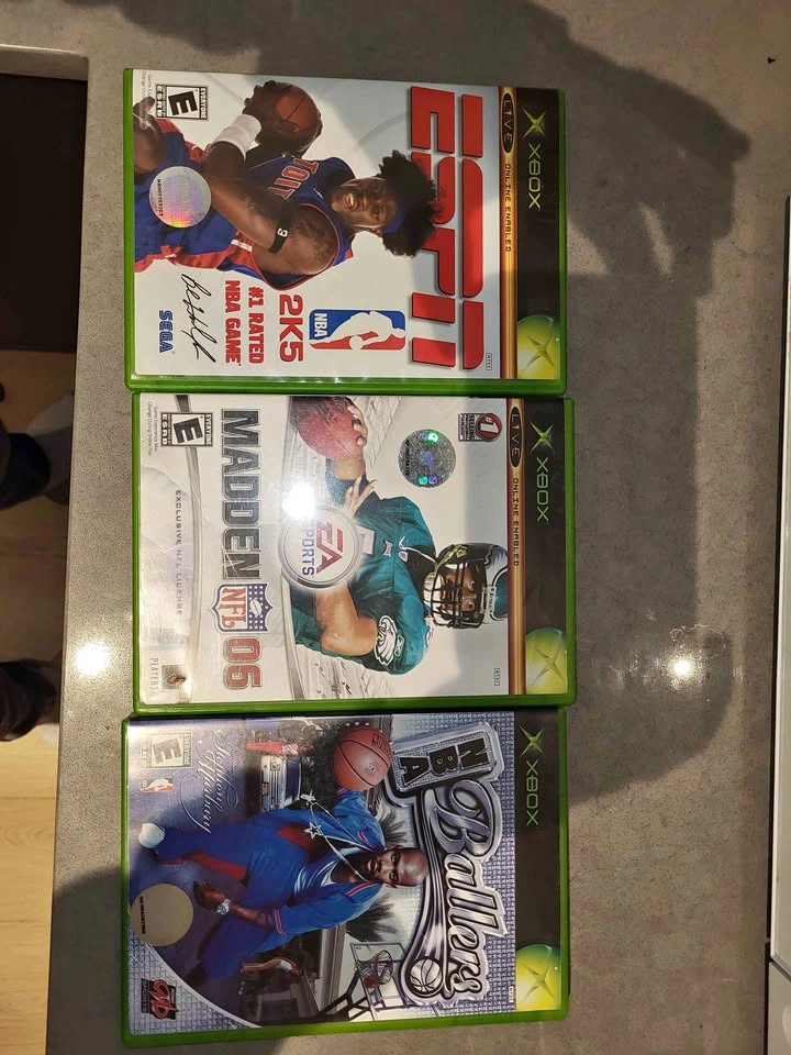 Xbox 360 Games - 2K5, NBA Ballers, Madden 06