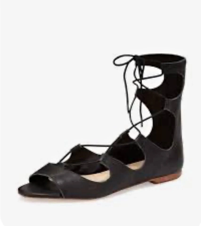 Loeffer Randall Dani Leather Gladiator Sandals Size 8