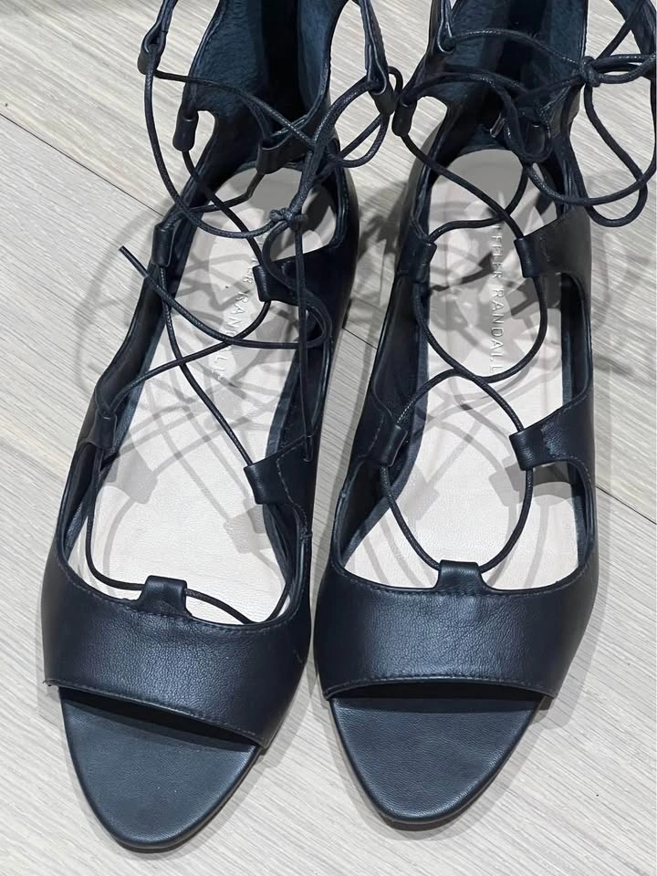 Loeffer Randall Dani Leather Gladiator Sandals Size 8 - photo 3