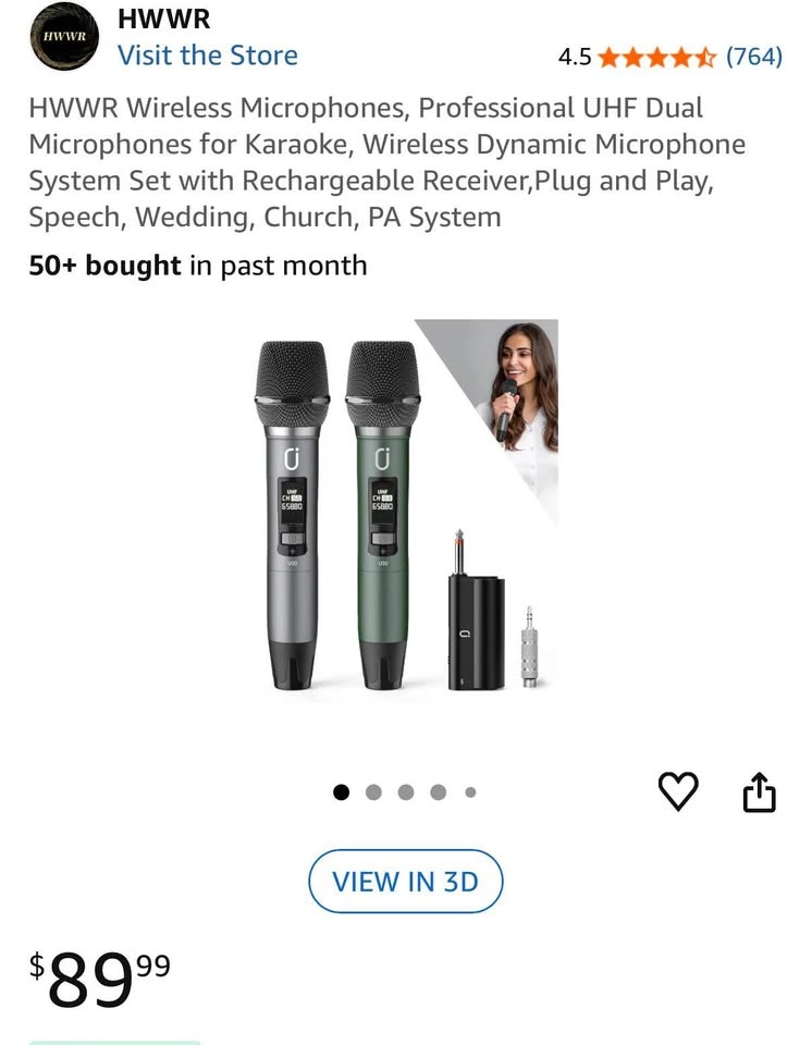 Wireless Bluetooth Microphones - 2 Pack - photo 3