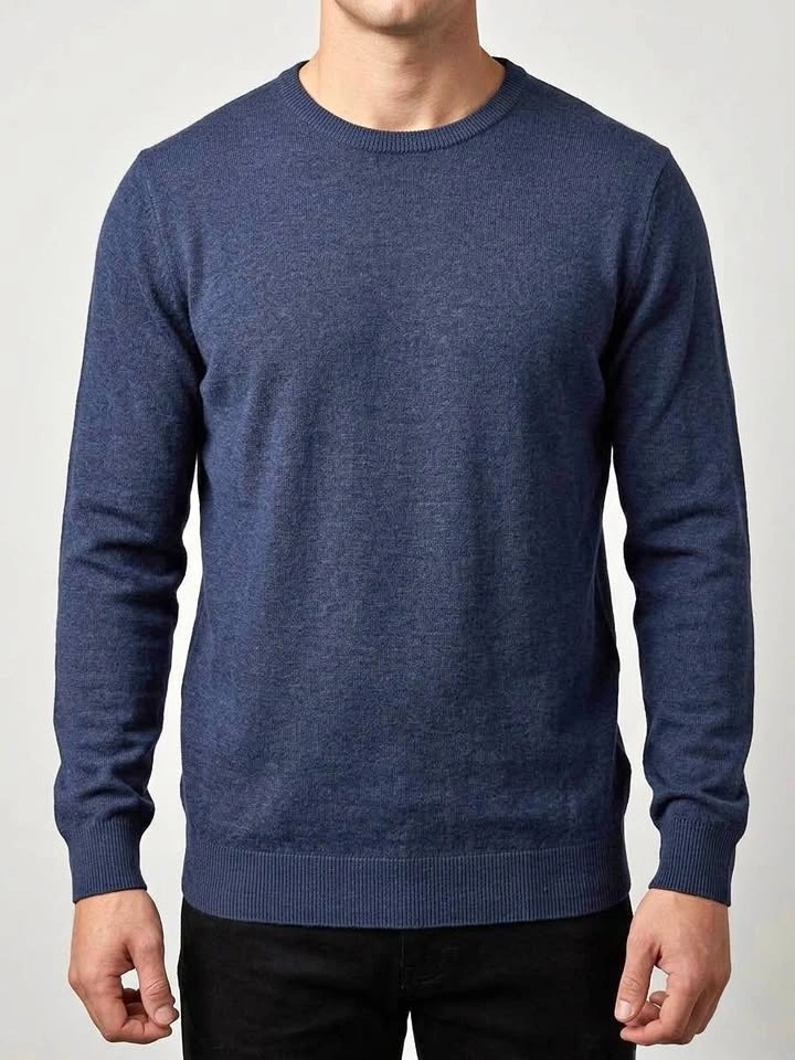 NEW Blake Luxe Men's Sweater - Navy Melange - Size XL