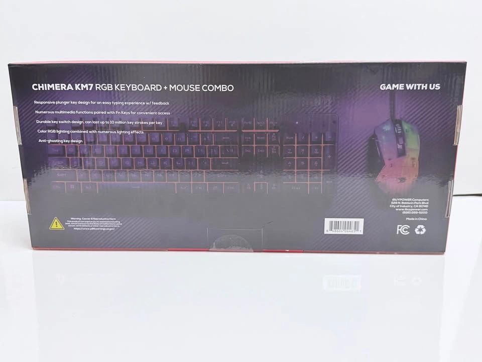 iBUYPOWER Chimera KM7 RGB Keyboard + Mouse Combo - photo 2