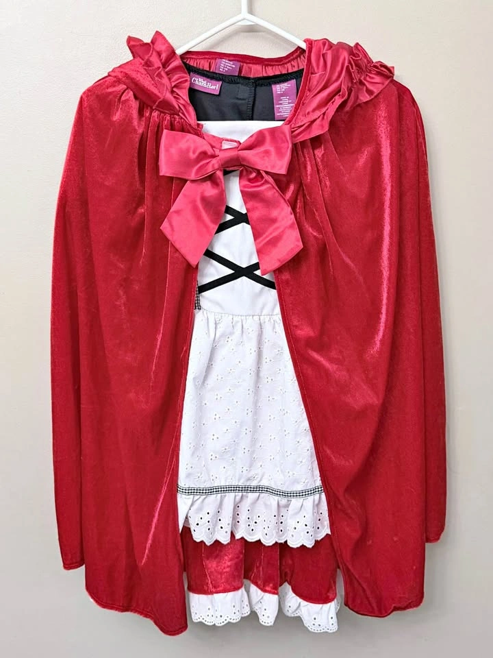 Little Red Riding Hood Girl Dress 7-8 yrs old