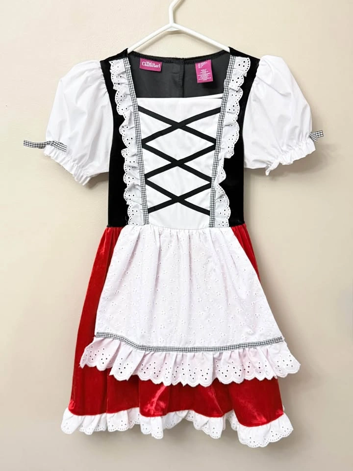 Little Red Riding Hood Girl Dress 7-8 yrs old - photo 2