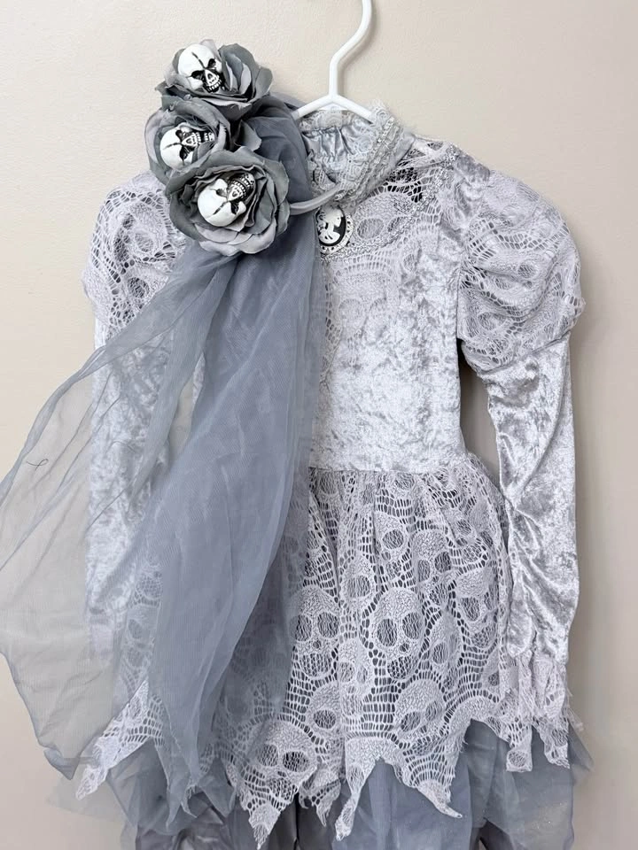 Girls Costume Victorian Ghost Dress 7-8 yrs old - photo 3