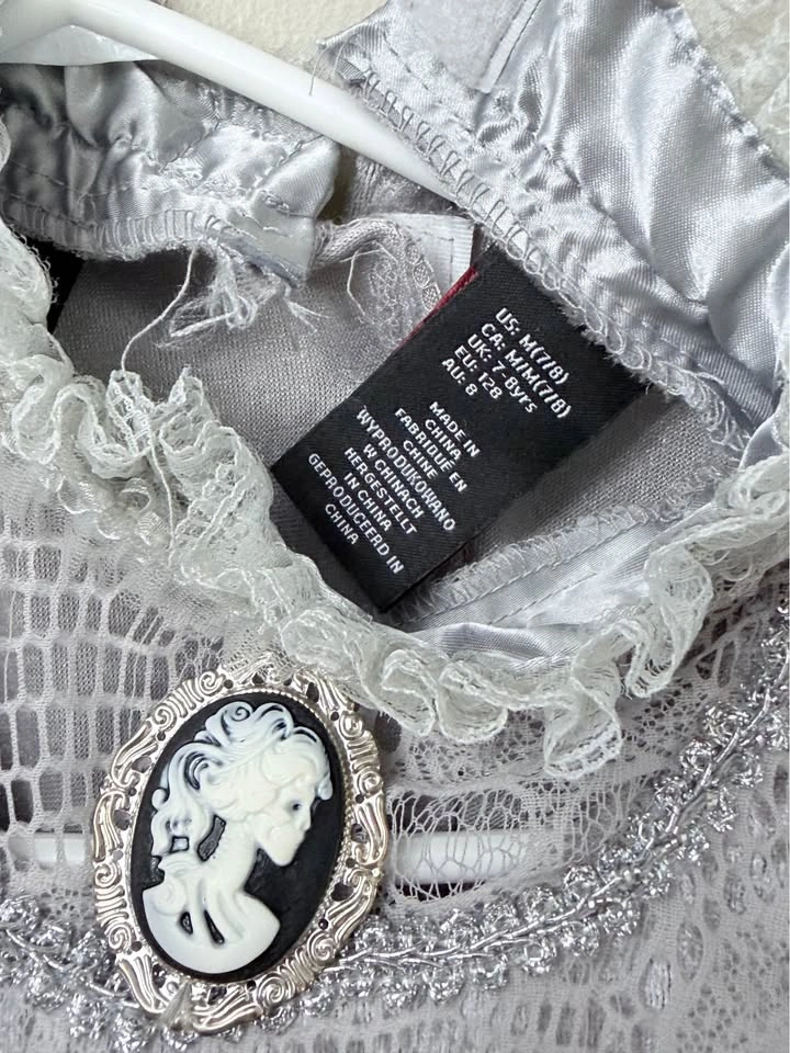 Girls Costume Victorian Ghost Dress 7-8 yrs old - photo 4