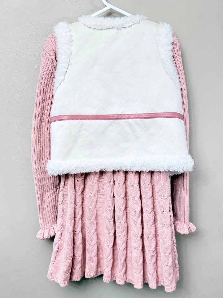 Girl Sweater Vest with Dress 7-8 years - photo 4