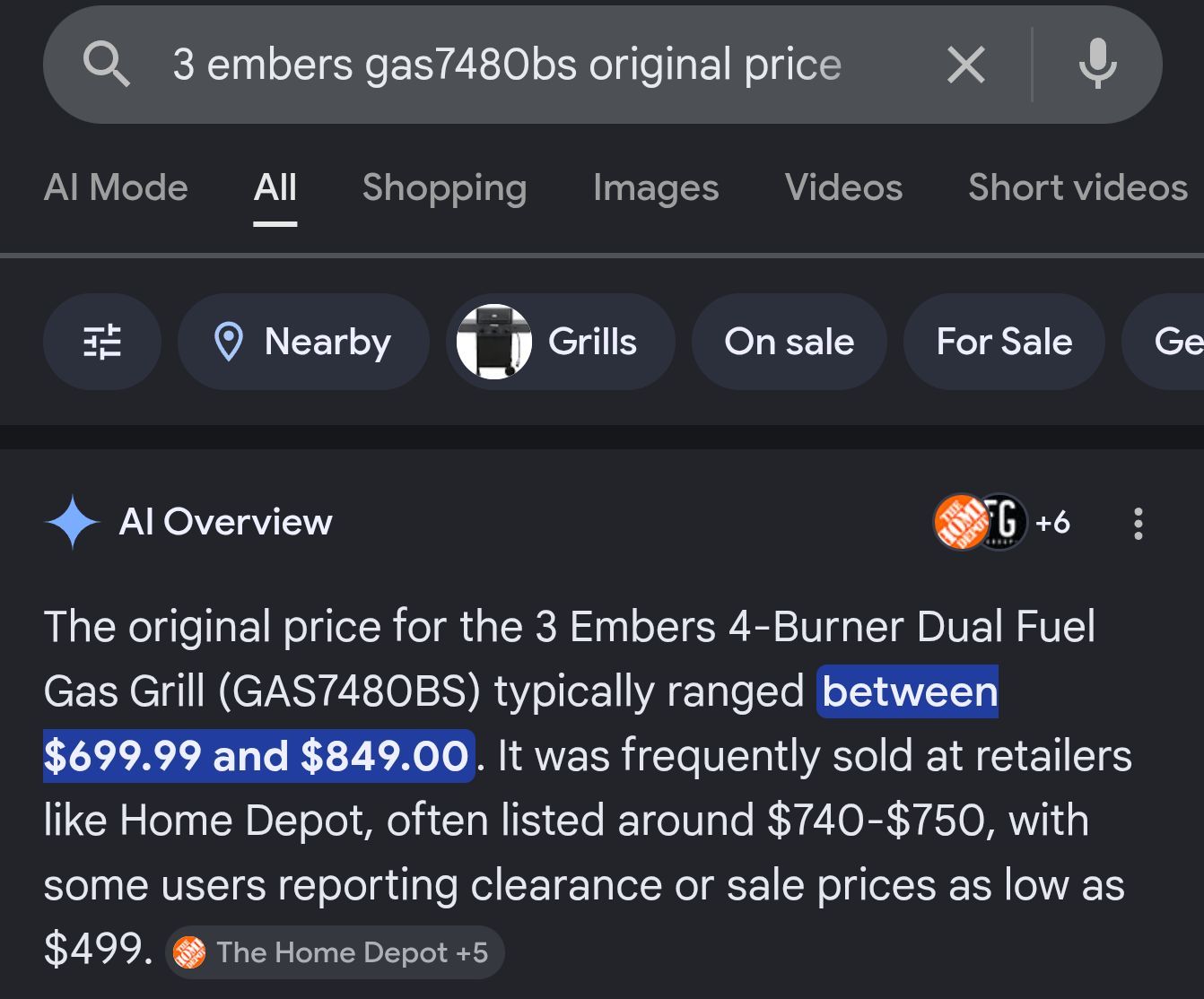 3 Embers 4-Burner Dual Fuel Gas Grill w/ 2 tanks - photo 5