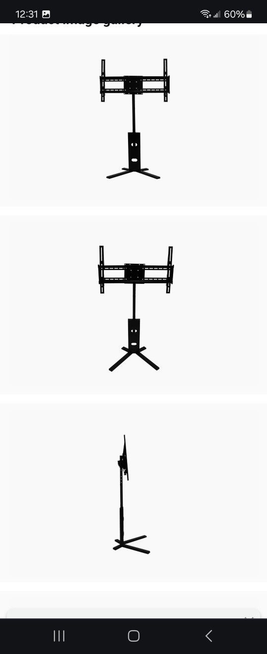 Up To 62" Wide Swivel Mount Stand - photo 4