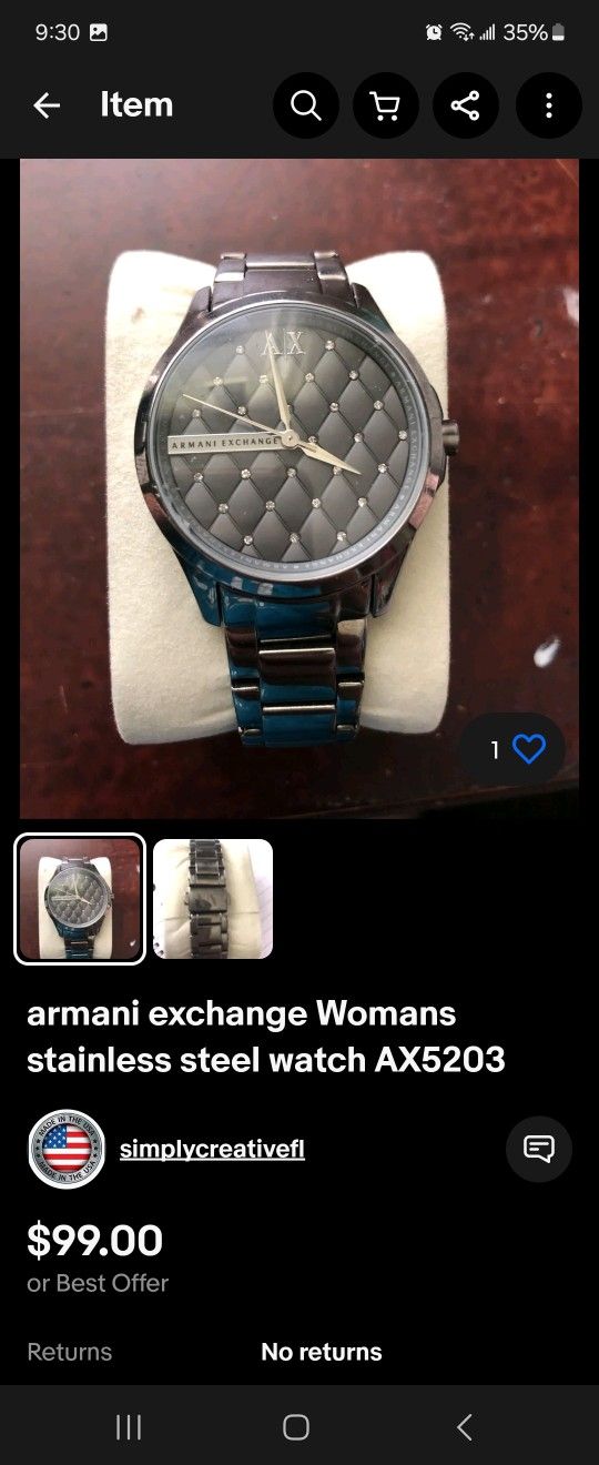Armani Exchange Watch