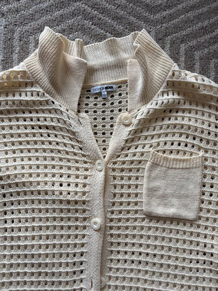 Knit Button Cardigan - photo 2