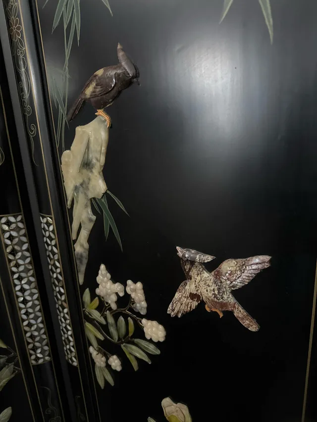 Asian style dividing screen / wall image indicator(3)