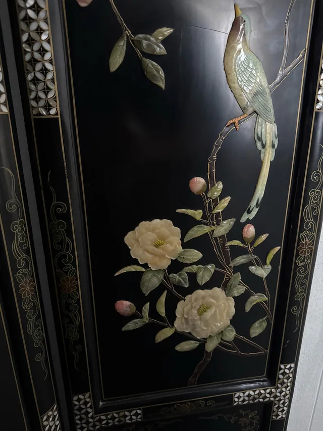 Asian style dividing screen / wall image indicator(4)