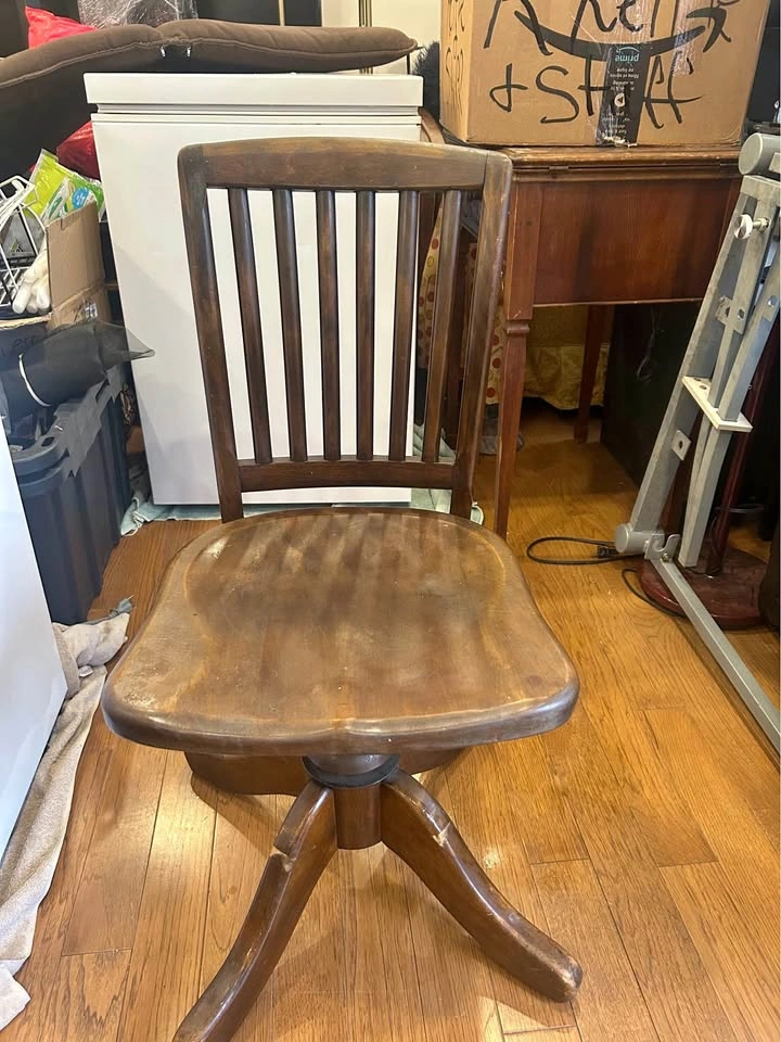 Vintage Bankers Chair - Office Specialty Swivel Desk Chair - 192