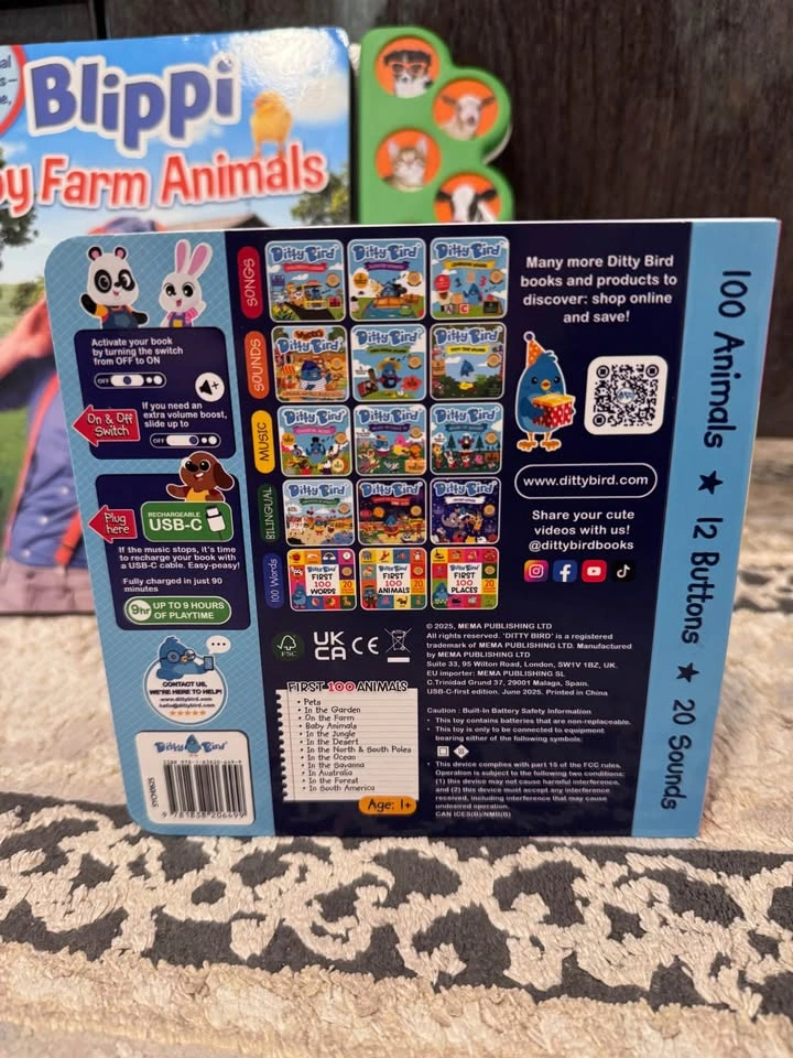 Brand New Interactive Sound Books for Kids (Blippi + Ditty Bird - photo 5