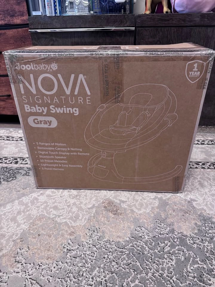 BRAND NEW Jool Baby Nova Signature Baby Swing (Gray) – Sealed Bo - photo 2