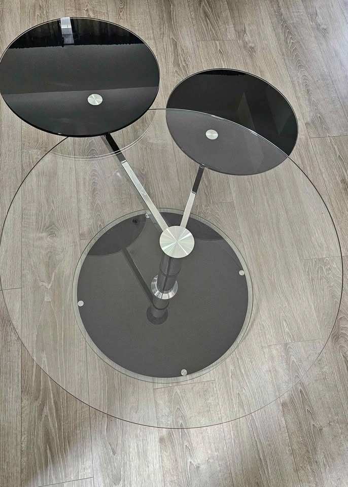 Modern Glass Top Coffee Table - photo 5