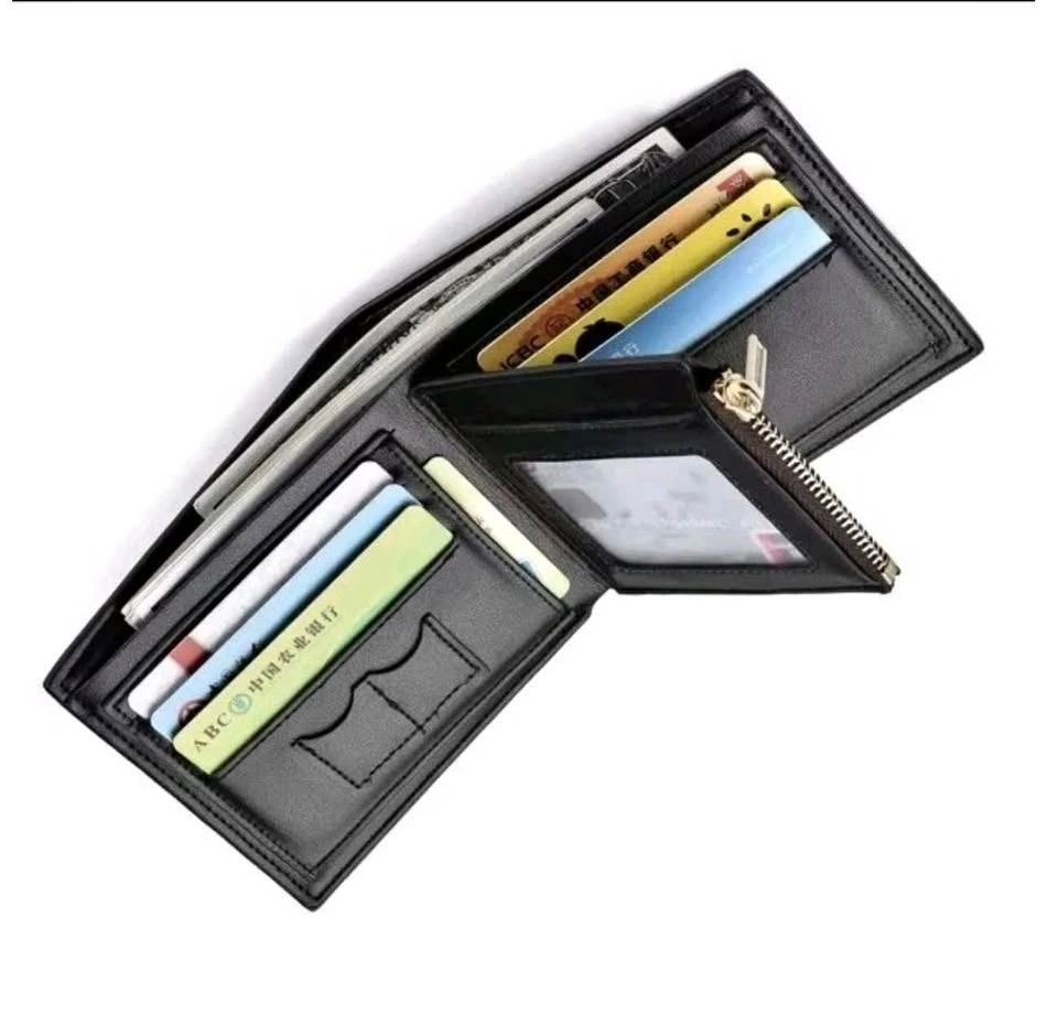 Men's Wallet With 9 Credit Cards Pocket 1 ID Pocket 1 Coin Purse