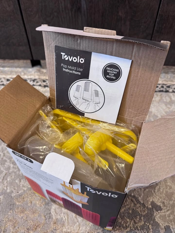 Brand New Tovolo Groovy Pop Molds (Set of 6) – Make Homemade Pop - photo 4