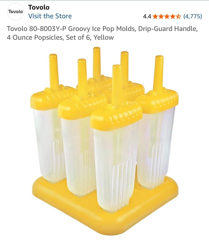 Brand New Tovolo Groovy Pop Molds (Set of 6) – Make Homemade Pop - photo 5