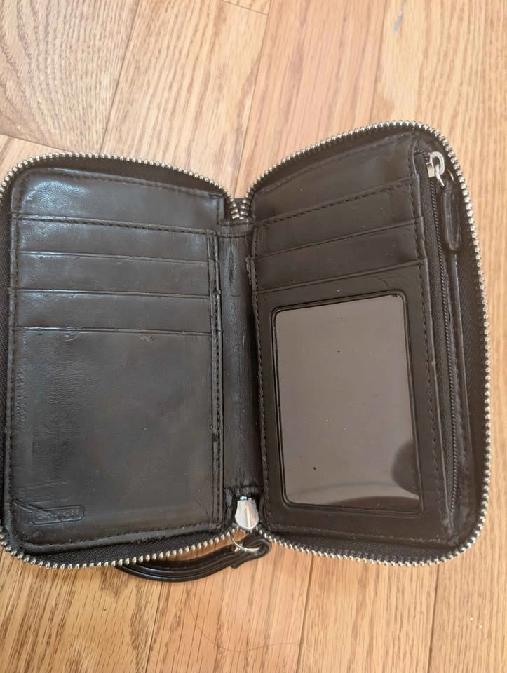 Fake Leather Wallet with Strap - photo 2
