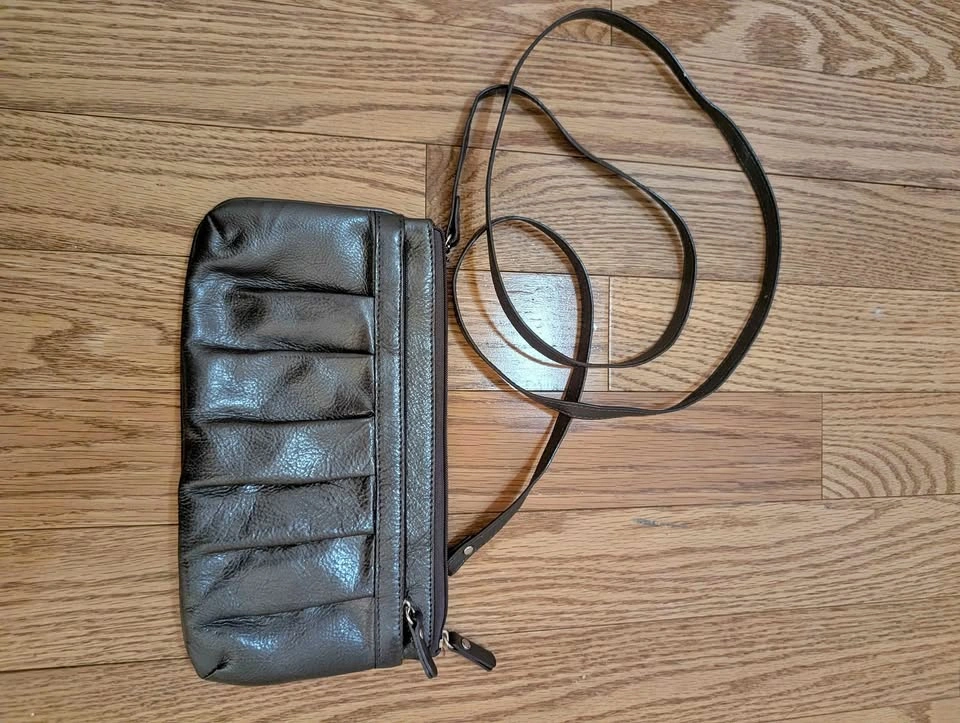 Silver Cross Body Bag