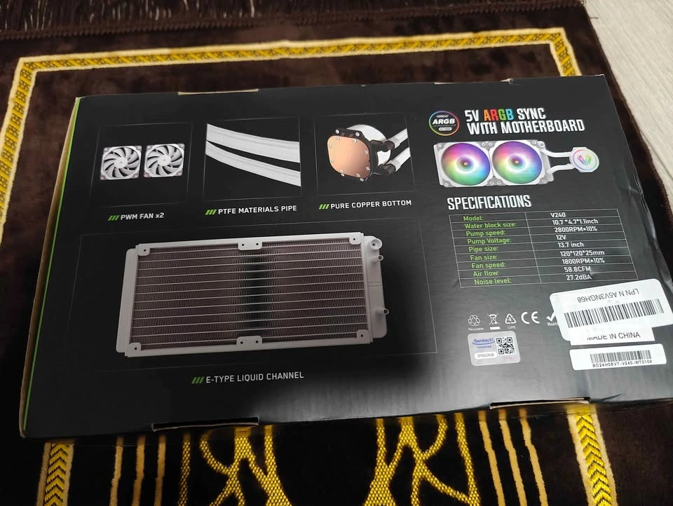 VETROO LURKER V240 Liquid CPU Cooler - photo 2