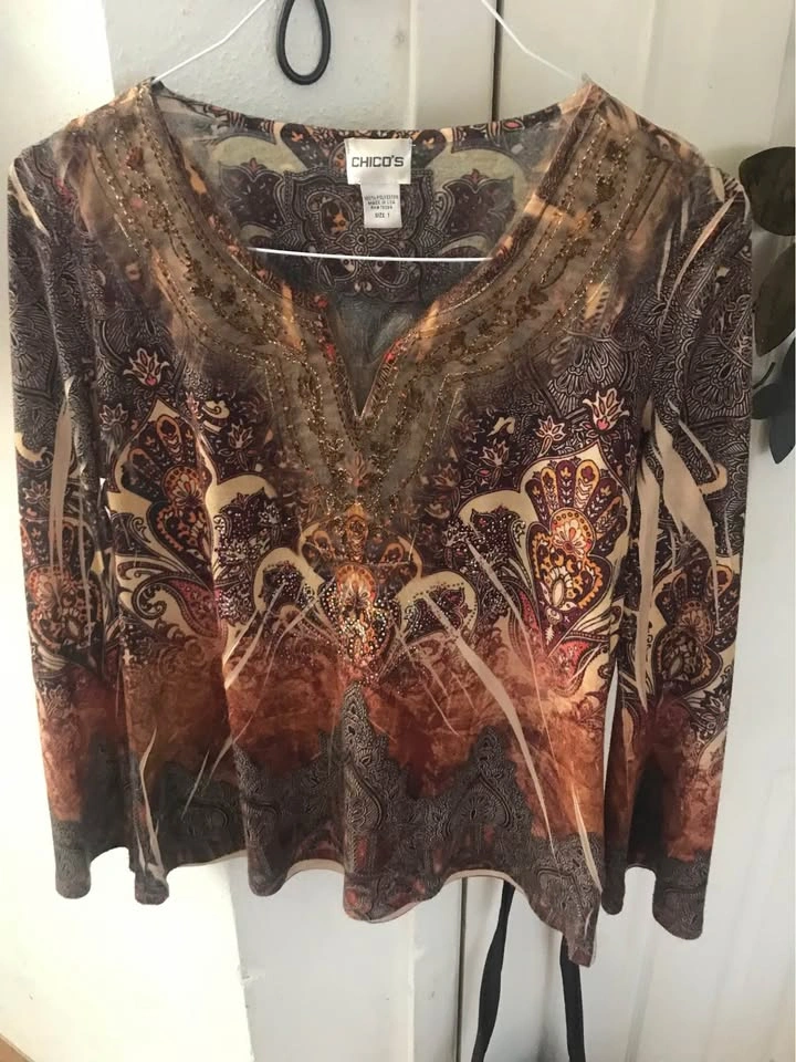 Paisley print blouse - photo 2