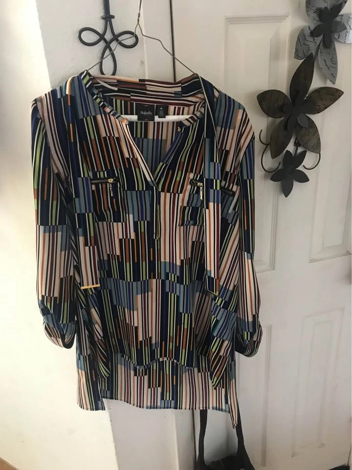 Rafella Womens multi-color blouse - photo 2