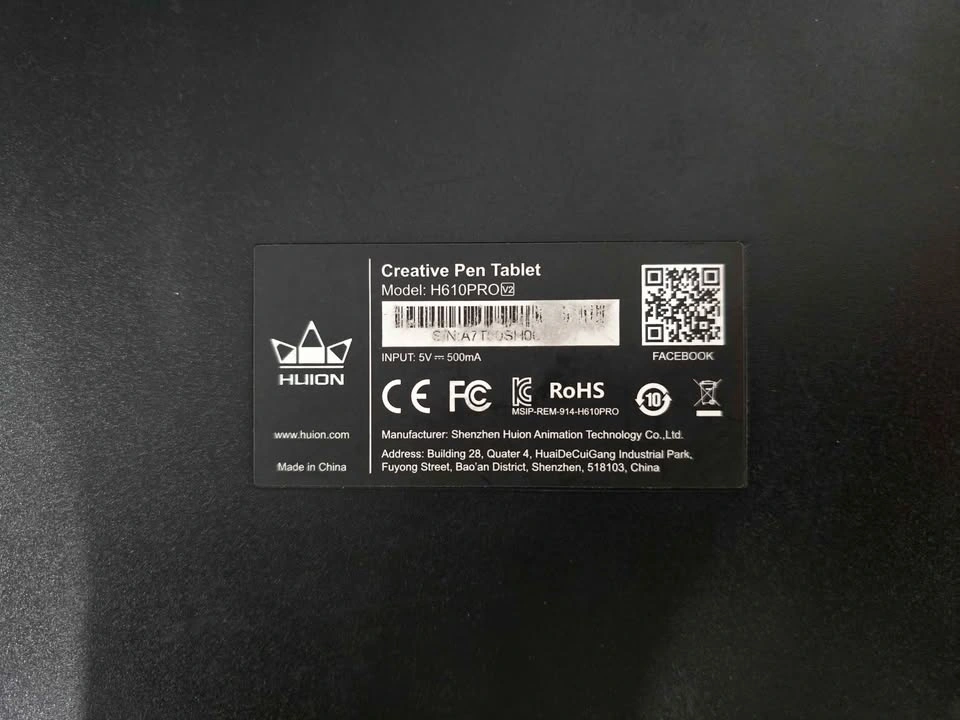 Huion H610 Pro V2 Drawing Tablet - photo 3