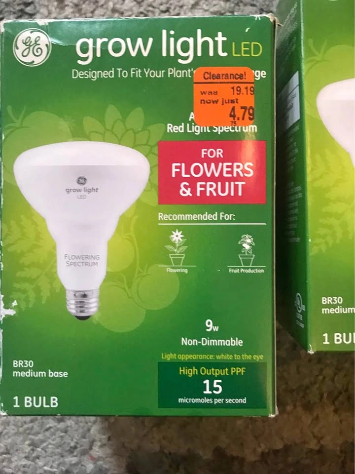 Grow lights for flowers and fruit